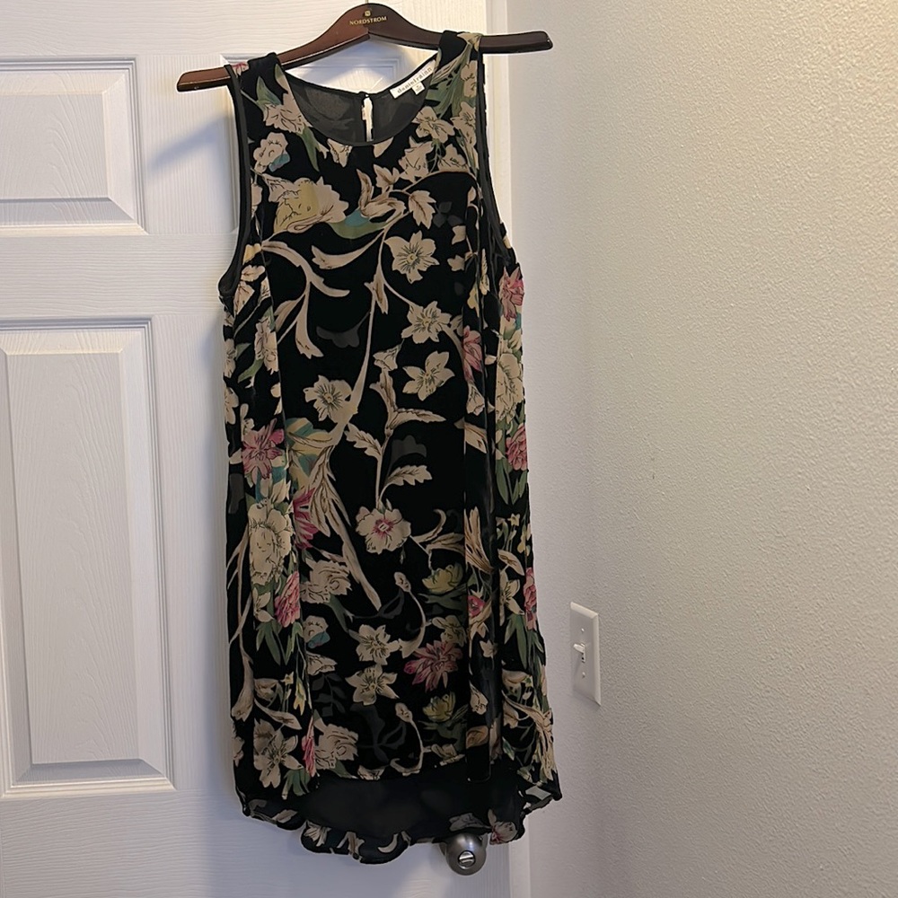 Daniel Rainn M Black Velvet Dress Vintage inspired look